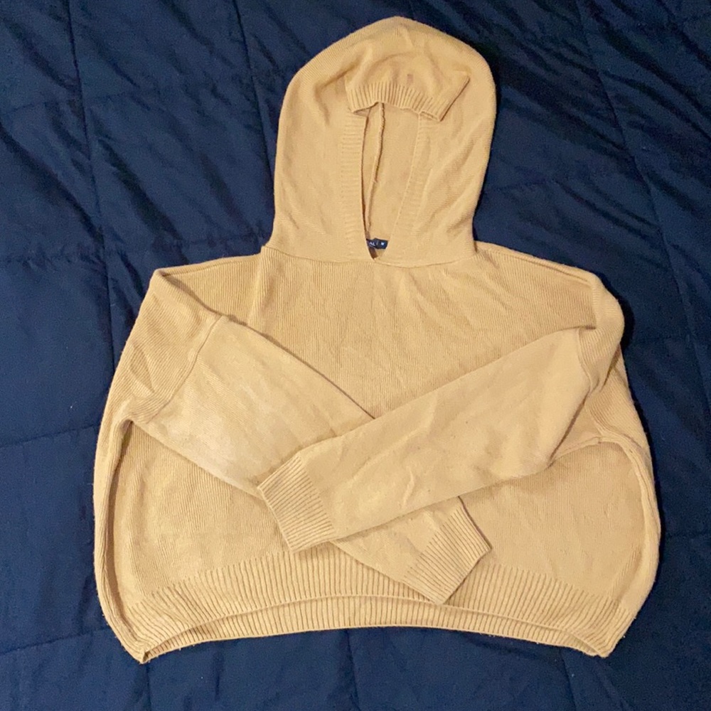 Size Med NastyGal Ribbed slightly cropped pullover